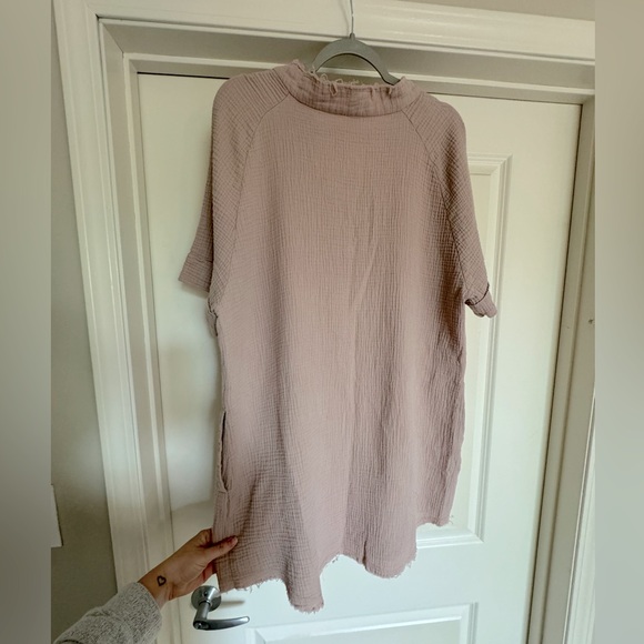 Amazon Distressed Swim Coverup/Beachy Dress with Pockets - Size L/XL - Picture 7 of 7